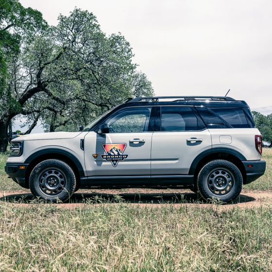 RIGID INDUSTRIES | Ford Bronco 2021 Sport Overland Roof Rack LED Light Mount Kit, Includes Four Ignite Pod Lights With Diffused Flood Optics (46716)