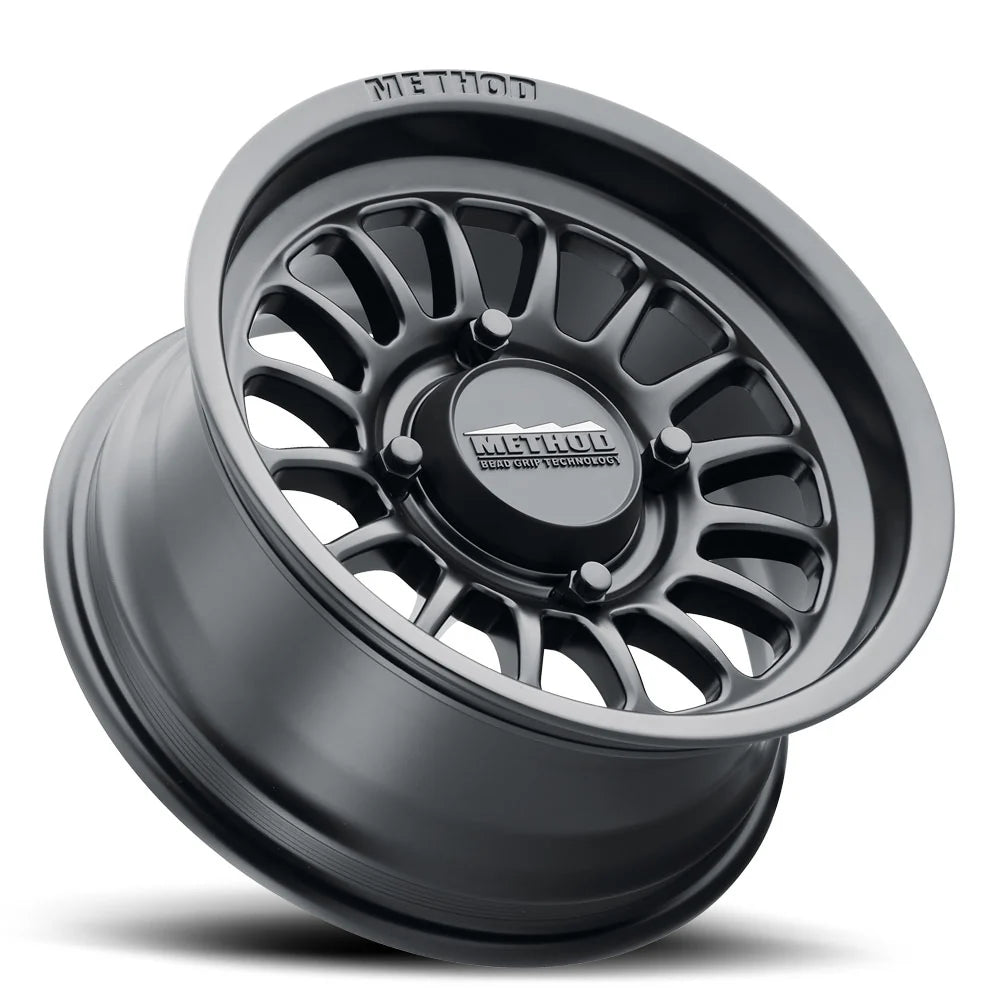 METHOD RACE WHEELS | 411 UTV Bead Grip Matte Black Single Wheel (MR41157047543)