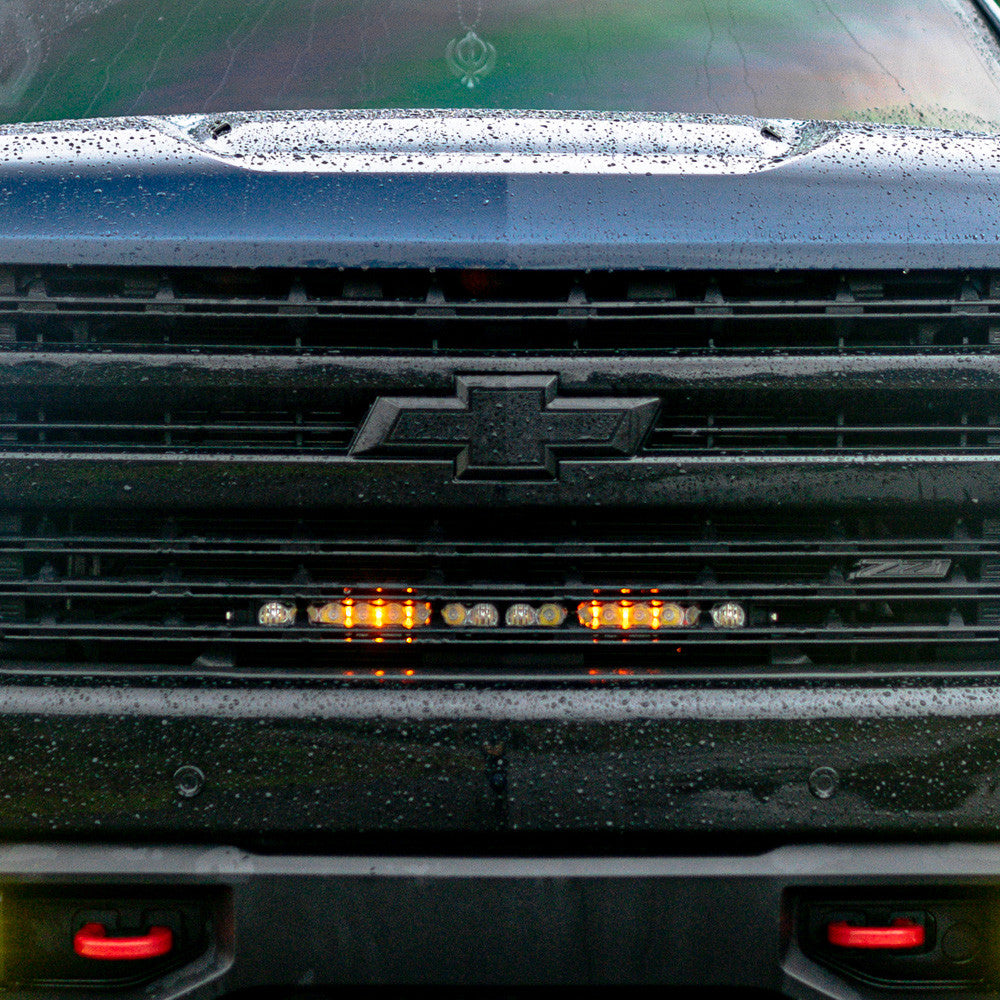 BAJA DESIGNS | Chevy 2019-2021 Silverado 1500 Exc. LTZ Models S8 20 Inch Grille Light Bar Kit (447519)