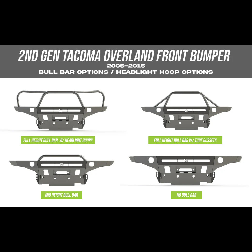 C4 FABRICATION | Tacoma 2nd Gen Overland Series Front Bumper