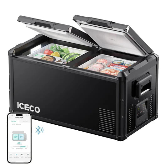 ICECO | 79.2QT VL75ProD 12V Heavy Duty Fridge Freezer With Ice Tray