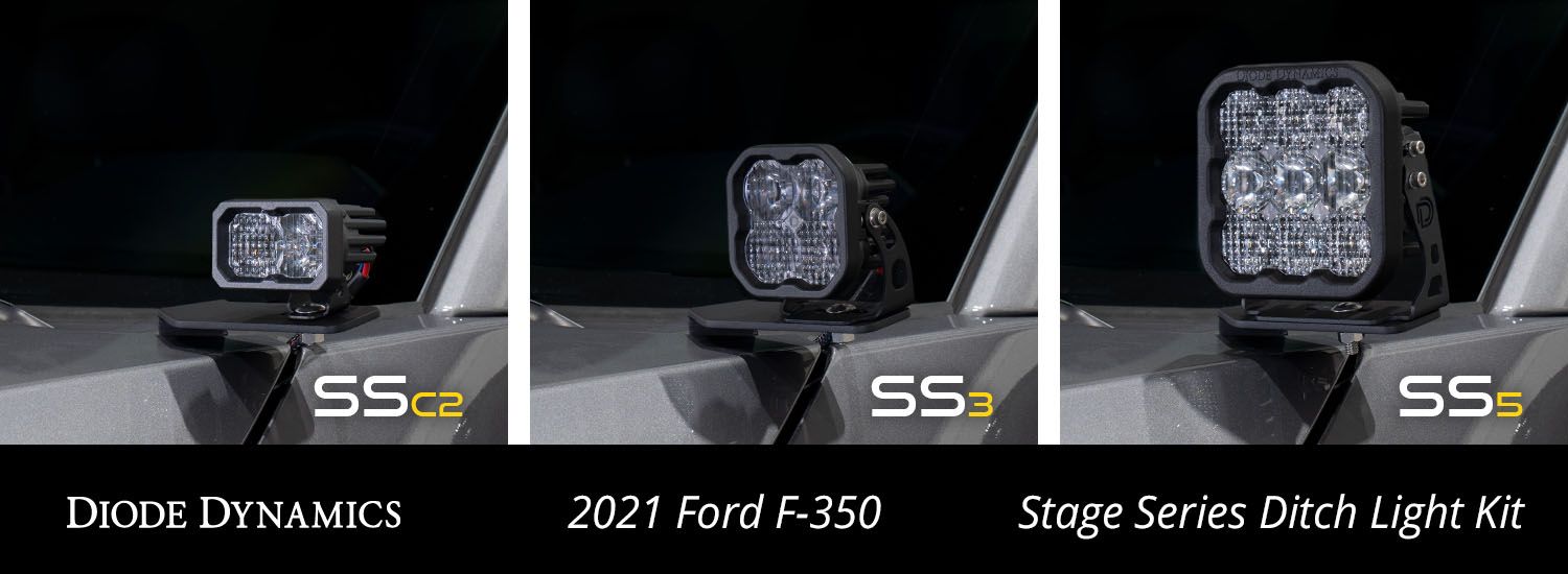 DIODE DYNAMICS | Ford Super Duty 2017-2022 Stage Series Backlit Ditch Light Kit