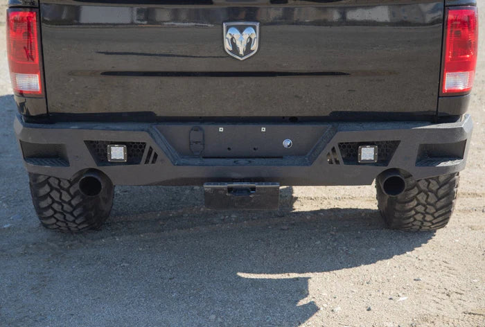 BODY ARMOR 4X4 | Dodge Ram 1500 2009-2018 Eco Series Rear Bumper Fits Dual Rear Exhaust Only (DG-2964)