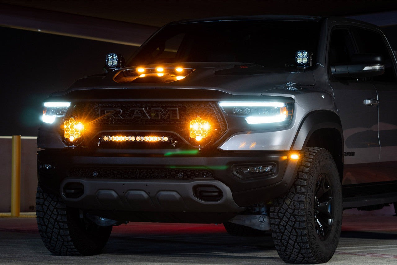 BAJA DESIGNS | RAM 1500 Rebel 2019-2024 & 1500 TRX 2021-2024 LP9 Pro Bumper Light Kit (448044)