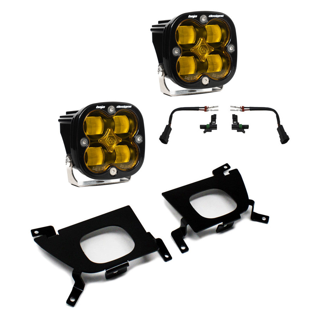 BAJA DESIGNS | Chevy Silverado 2019-2022 & 3500 & 2500 & 1500 HD 2020-2022 Squadron SAE Fog Pocket Light Kit