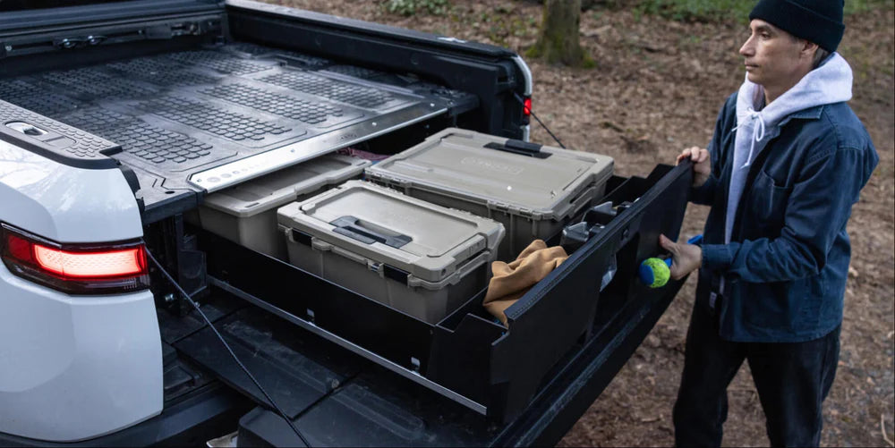 DECKED | Drawer System + Accessory Pack for Rivian R1T 2021-2026