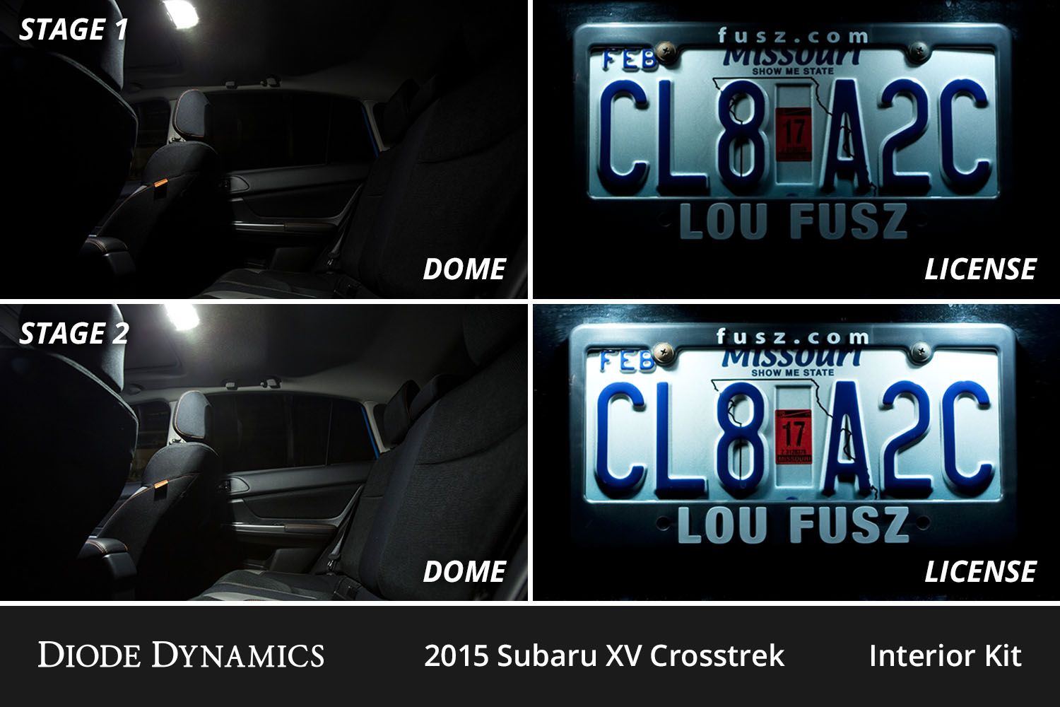 DIODE DYNAMICS | Subaru XV Crosstrek 2013-2015 Interior LED Conversion Kit