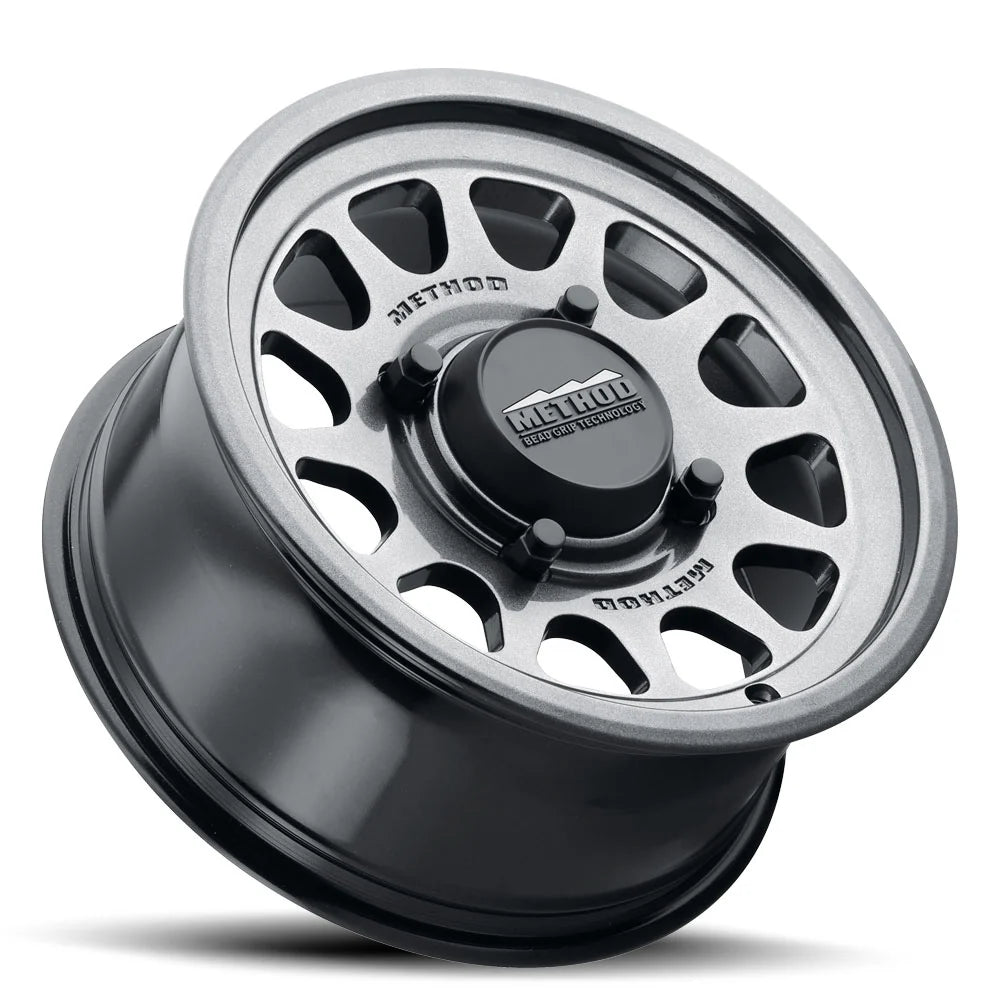METHOD RACE WHEELS | 414 UTV Bead Grip Gloss Graphite Single Wheel (MR414570121243)