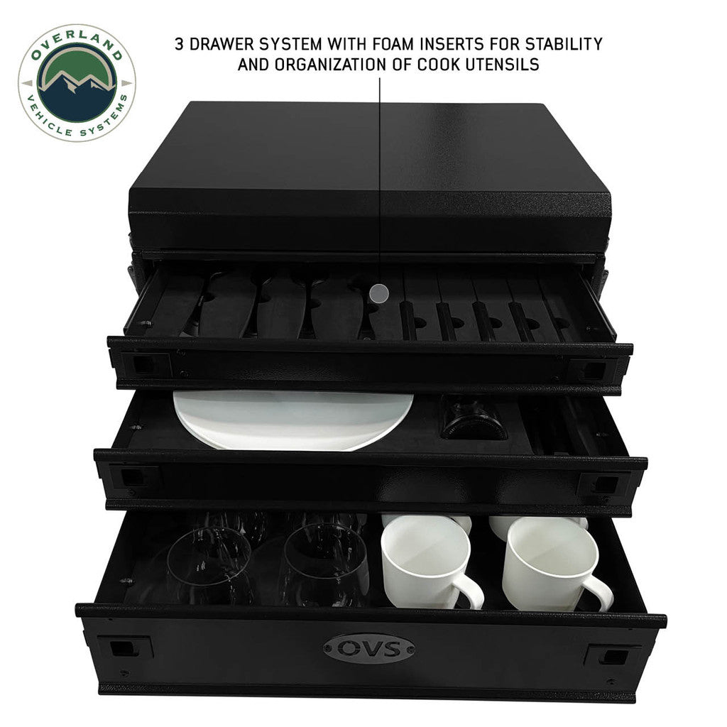 OVERLAND VEHICLE SYSTEMS | Camp Kitchen Utensil Set 39 Pieces (21010502)