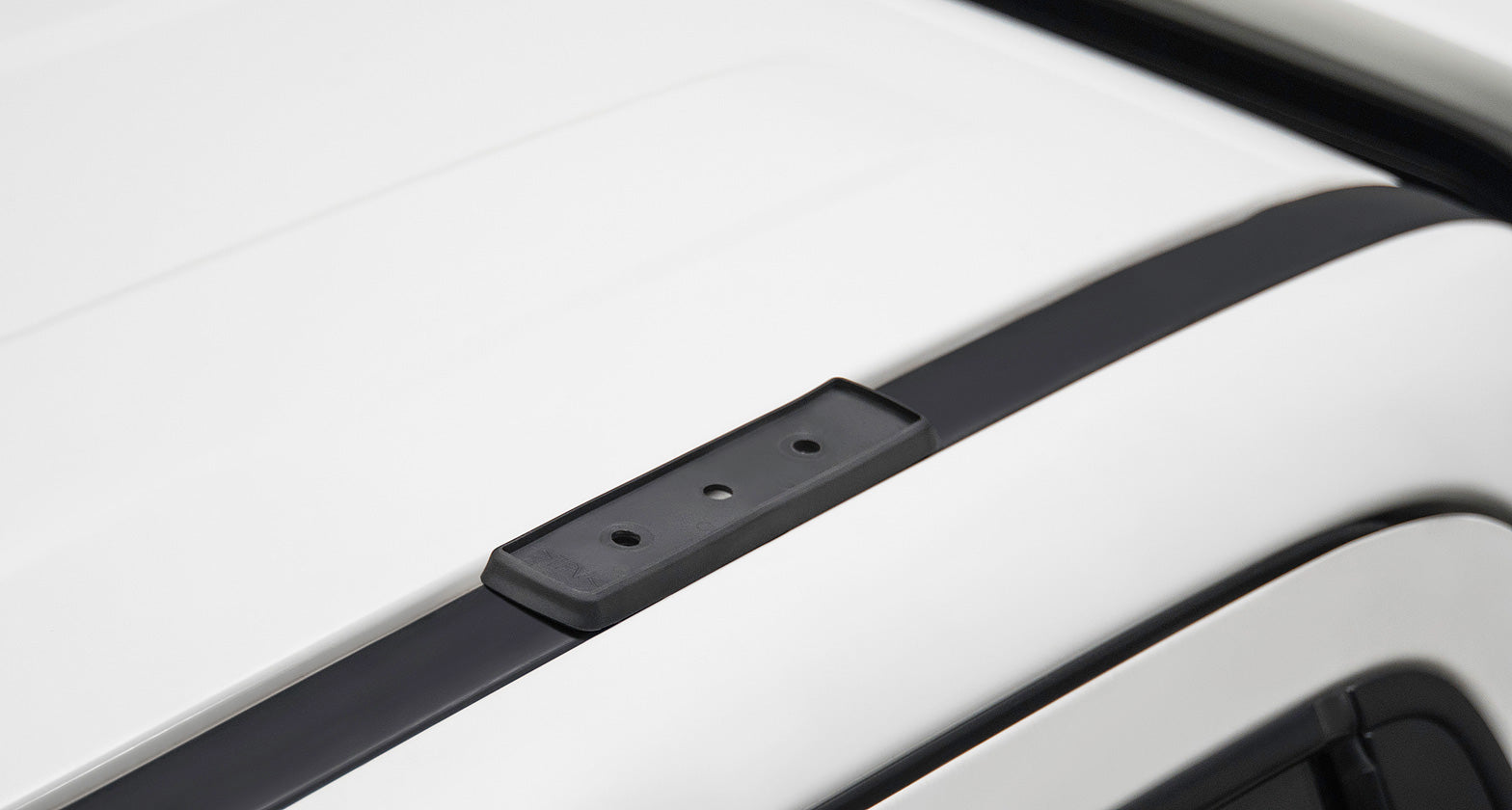 RHINO RACK | Heavy Duty RLT600 Ditch Mount Black 2 Bar Roof Rack (JA8416)