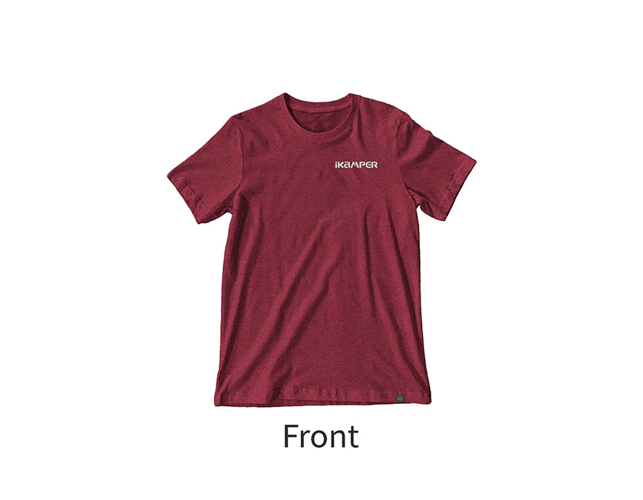 IKAMPER | Logo Tee-Burgundy