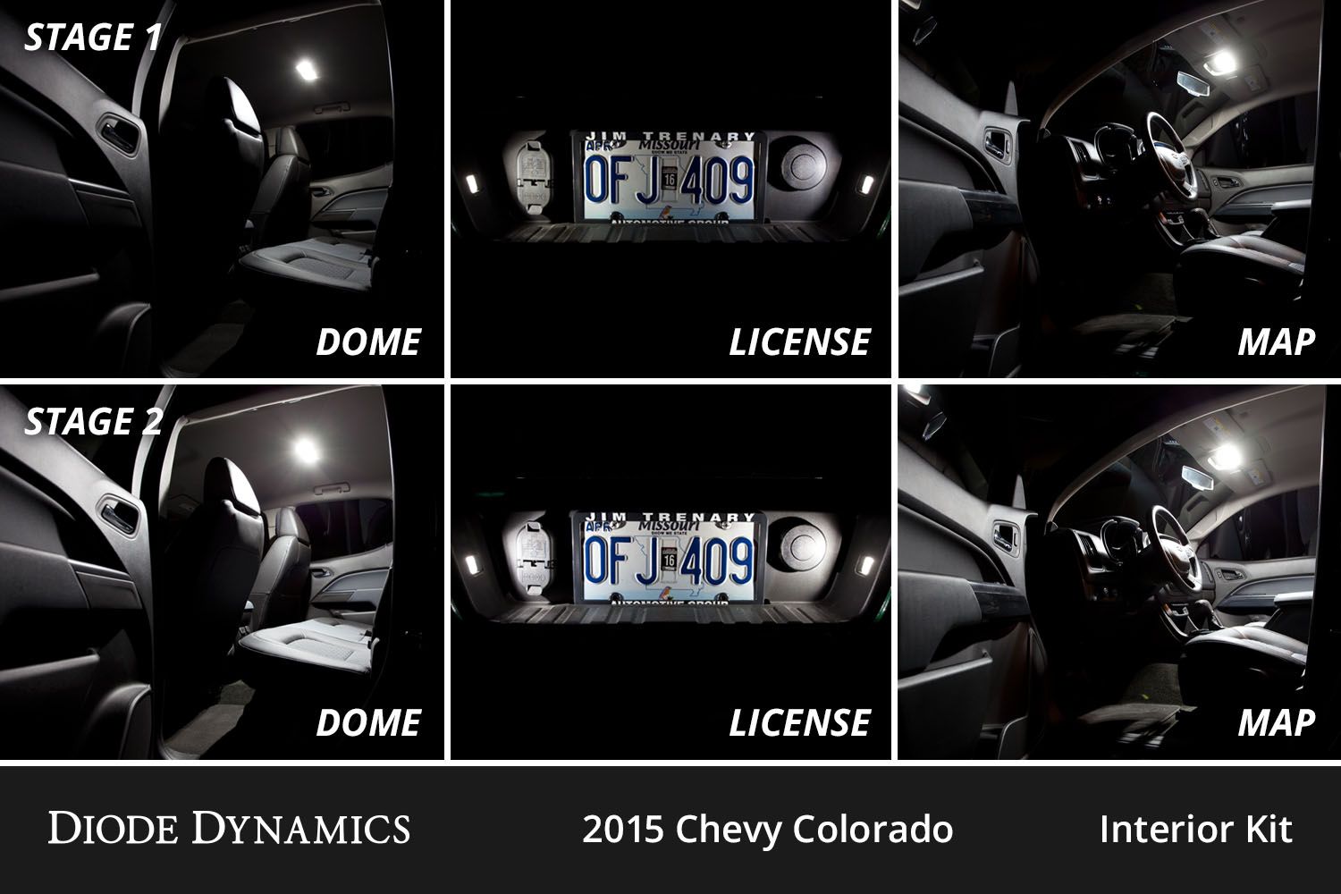 DIODE DYNAMICS | Chevrolet Colorado 2015-2022 Interior LED Conversion Kit