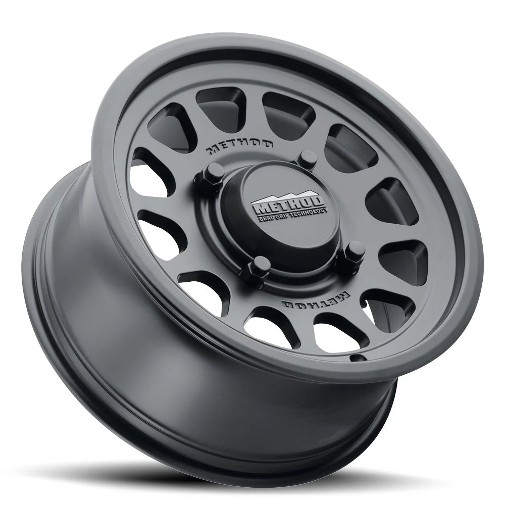 METHOD RACE WHEELS | 414 UTV Bead Grip Matte Black Single Wheel (MR41457012543)