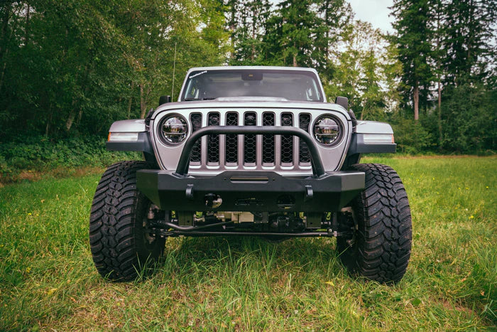 BODY ARMOR 4X4 | Jeep Wrangler JK & JL & Gladiator JT 2007-2024 Mid-Stubby Front Bumper (JL-19532)