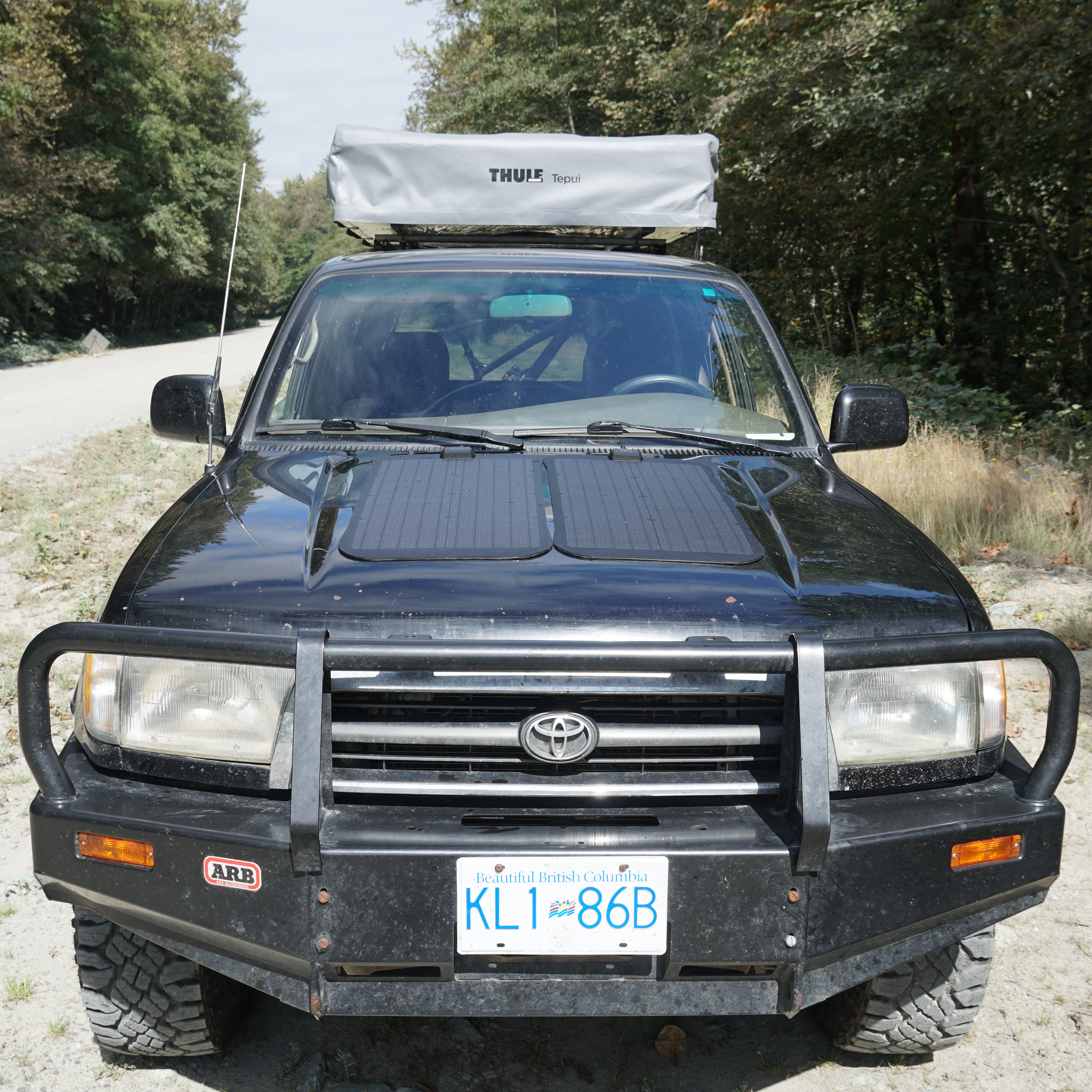 Cascadia 4x4 VSS system bonnet solar panel for 3rd generation toyota 4runner