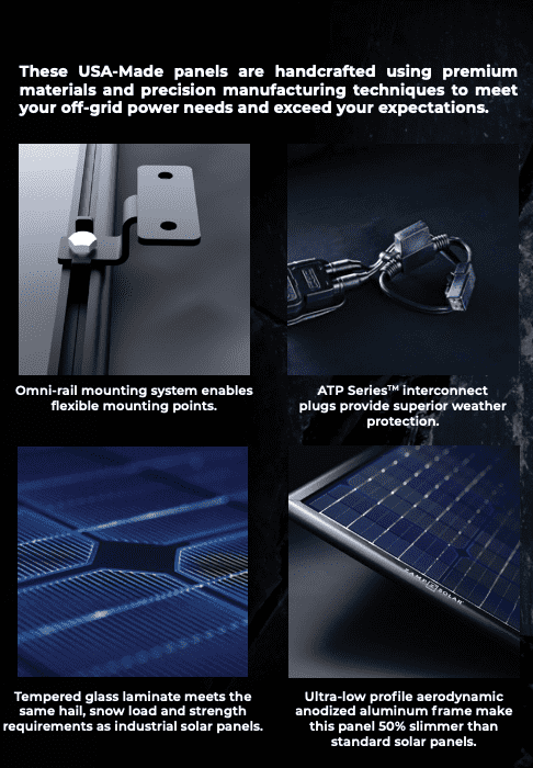 ZAMP SOLAR | OBSIDIAN Series 25 Watt Trickle Charge Kit Magnetic Mounts (KIT1019)