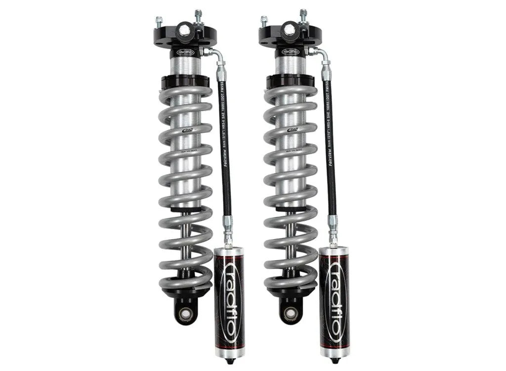 RADFLO SUSPENSION TECHNOLOGY | Tundra 2nd Gen (2007 - 2021) Front Coilover Kit With Remote Reservoir Extended For Use With Aftermarket Uca (6CT-002-1R)