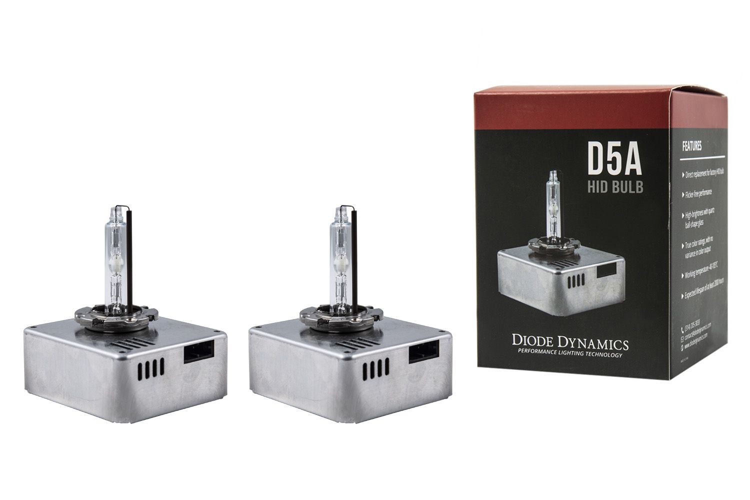 DIODE DYNAMICS | Replacement D5A HID Bulbs (Pair)