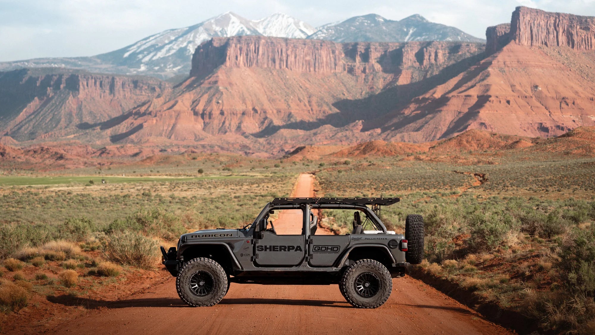 SHERPA EQUIPMENT | Jeep Wrangler JLU (2018-2026) The Jeep Wrangler JLU QDHD Roof Rack (172844)