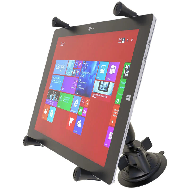 RAM MOUNTS | RAM X-Grip Large Tablet Mount with RAM Twist-Lock Suction Cup Base