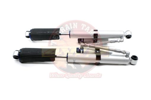 TERRAIN TAMER | Land Cruiser 70 Series BJ75 & FJ75 & HJ75 From 11/1984 & FZJ75 & HZJ75 & PZJ75 From 1/1990 Rear Pro Shock Absorber 8 Stage Adjustable With Remote Reservoir 2" Lift (TPS008)