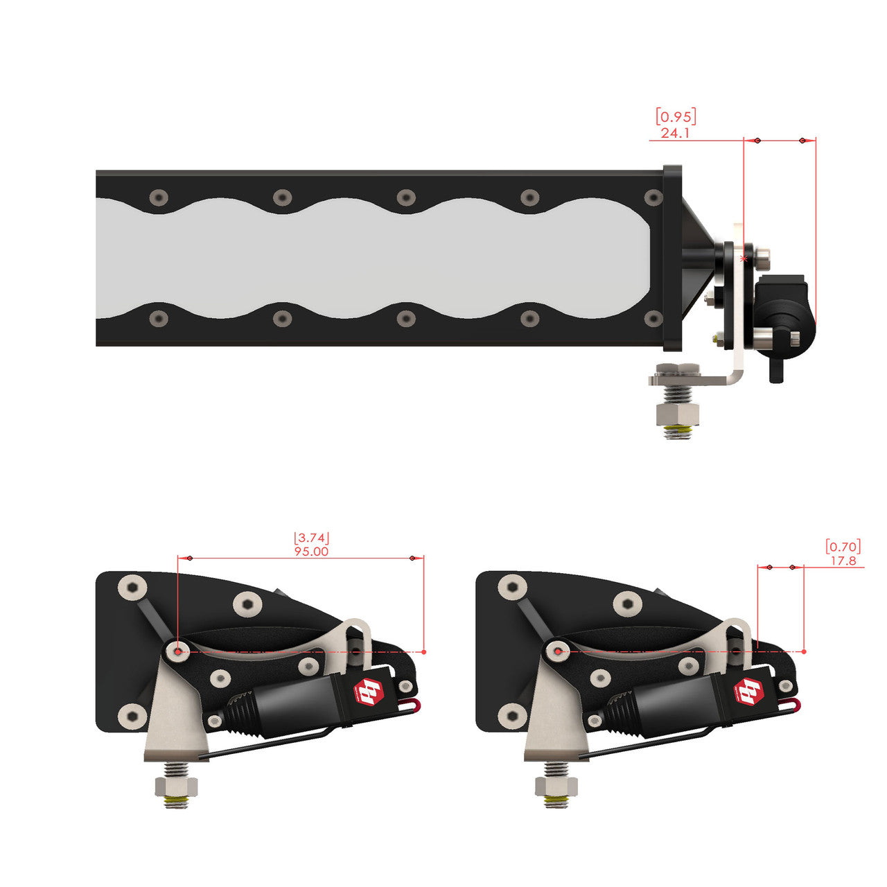BAJA DESIGNS | Reflex Light Actuator Kit – OnX6+ Light Bar - Universal