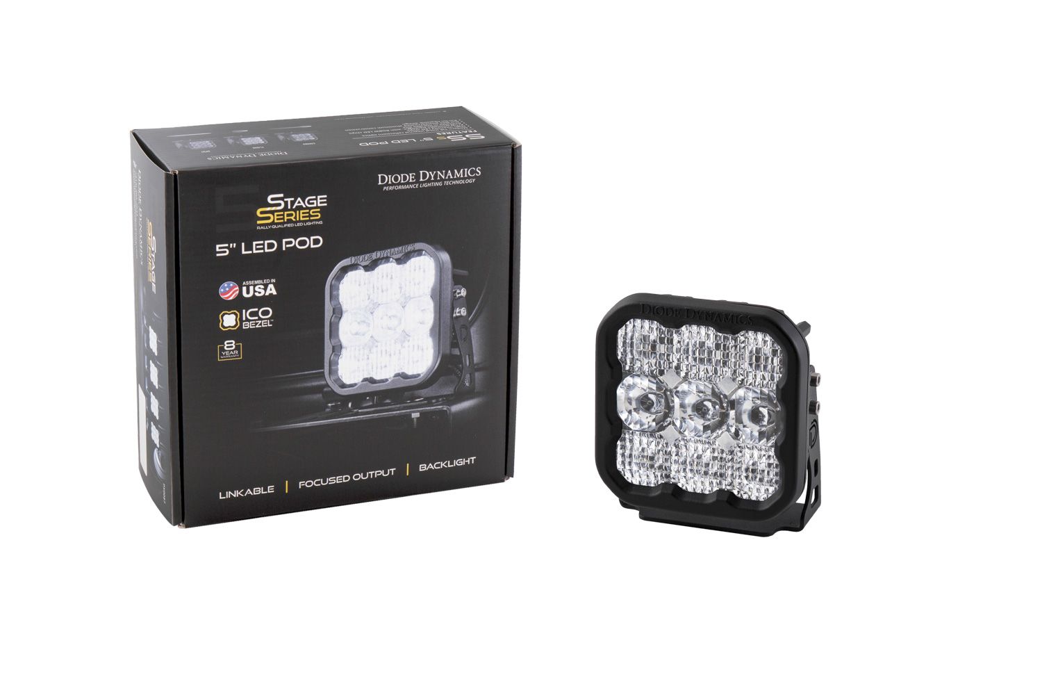 DIODE DYNAMICS | SS5 White Pro LED Pod (One)