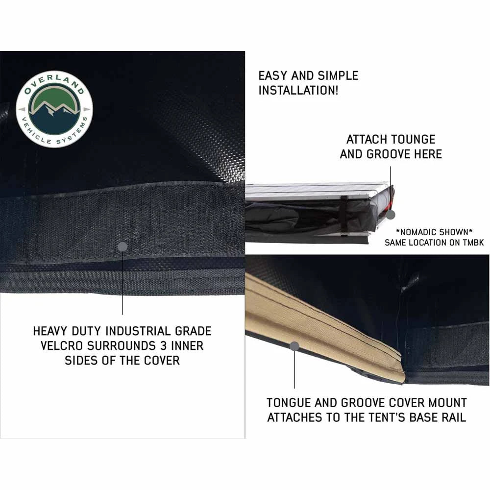 OVERLAND VEHICLE SYSTEMS | Replacement TMBK Roof Top Tent Travel Cover (18019933-W01)