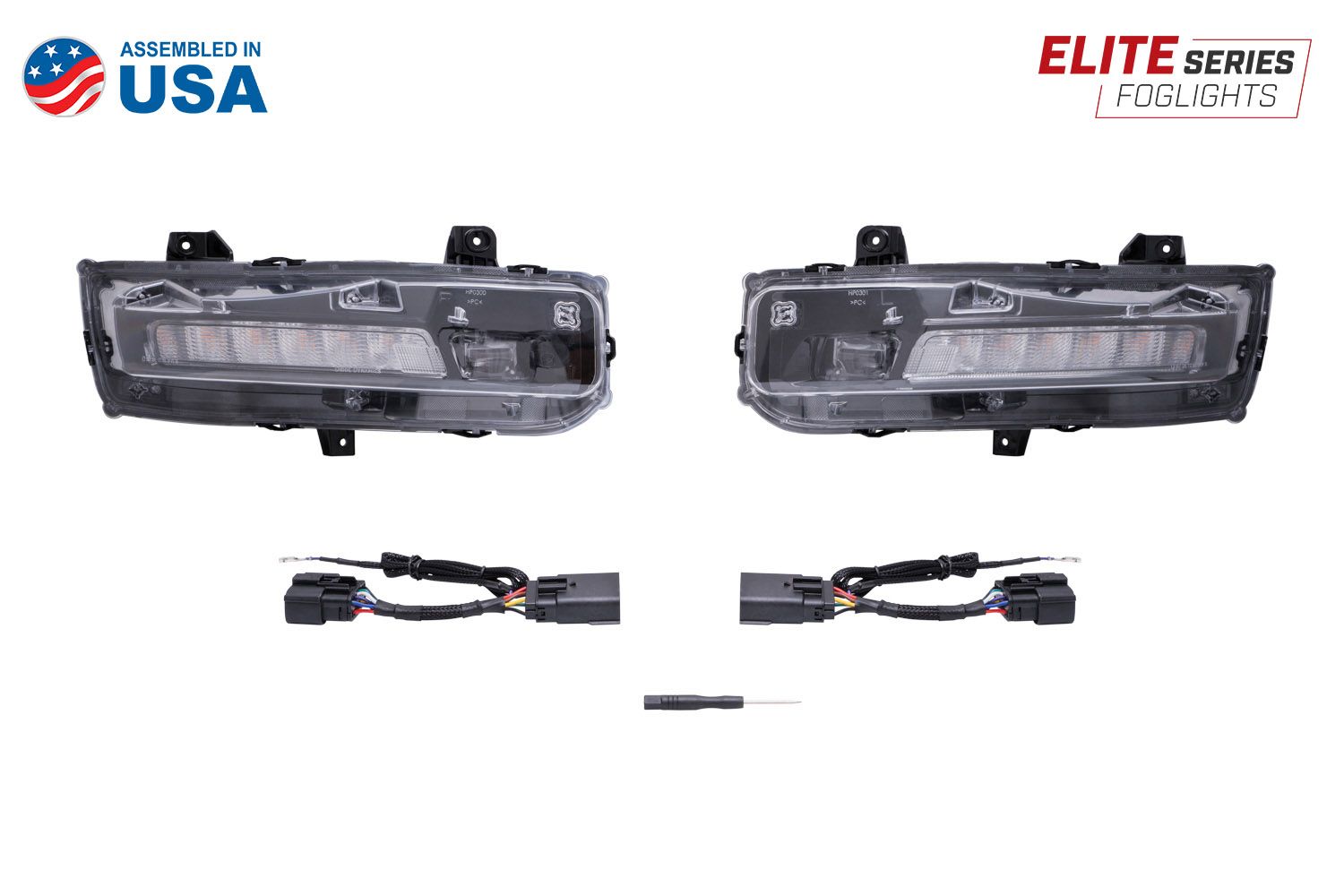 DIODE DYNAMICS | Elite Series Combination Fog Lamp for 2018-2023 Ford Mustang (USDM) (Pair)