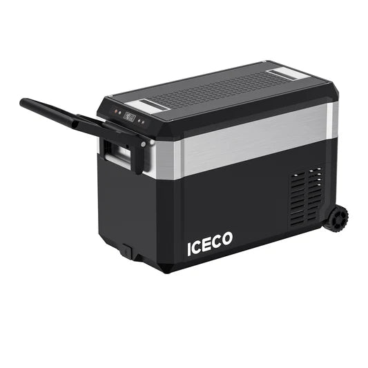 ICECO | JP Pro Series 40/51QT Dual Zone Wheeled Car Fridge With Cover-Silver