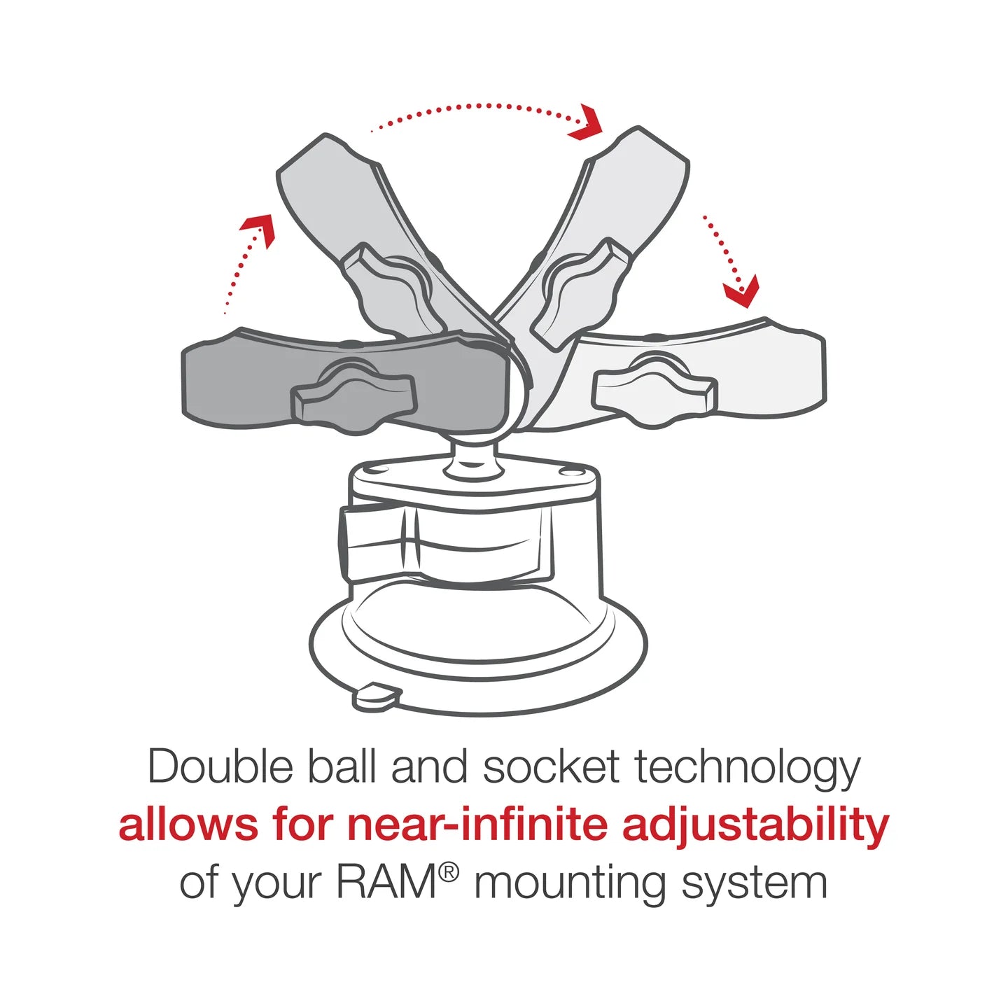 RAM MOUNTS | RAM X-Grip with RAM Twist-Lock Suction Cup Mount for 7"-8" Tablets