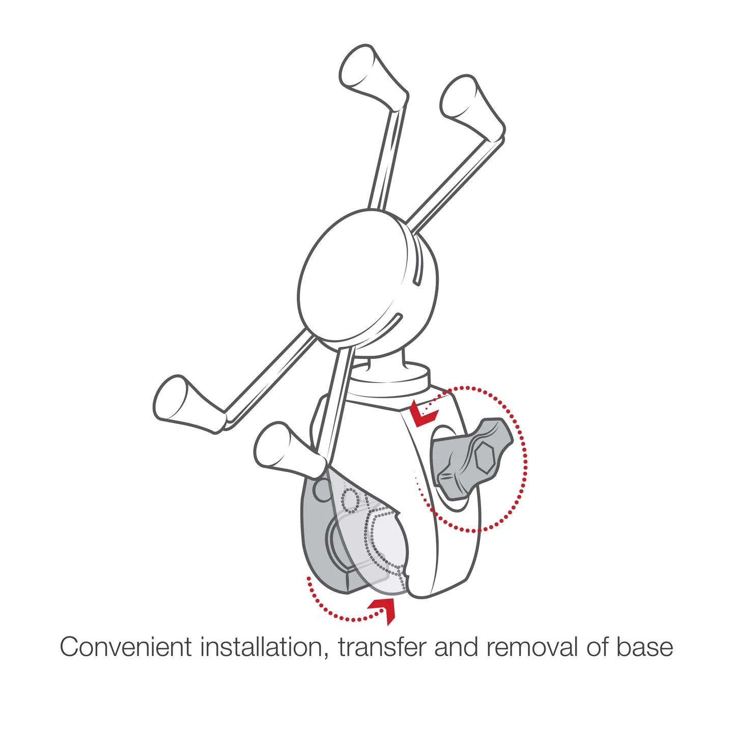 RAM MOUNTS | RAM X-Grip Large Phone Mount with RAM Snap-Link Tough-Claw