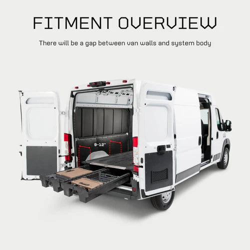 DECKED | Drawer System + Accessory Pack for Sprinter Cargo Van 2007-2026