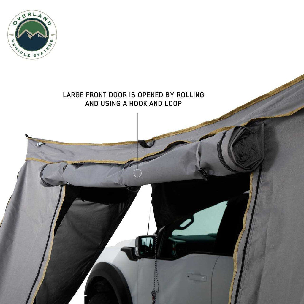 OVERLAND VEHICLE SYSTEMS | Nomadic Awning 270 for Driver Side Wall 1 With Door and Window (18099910)