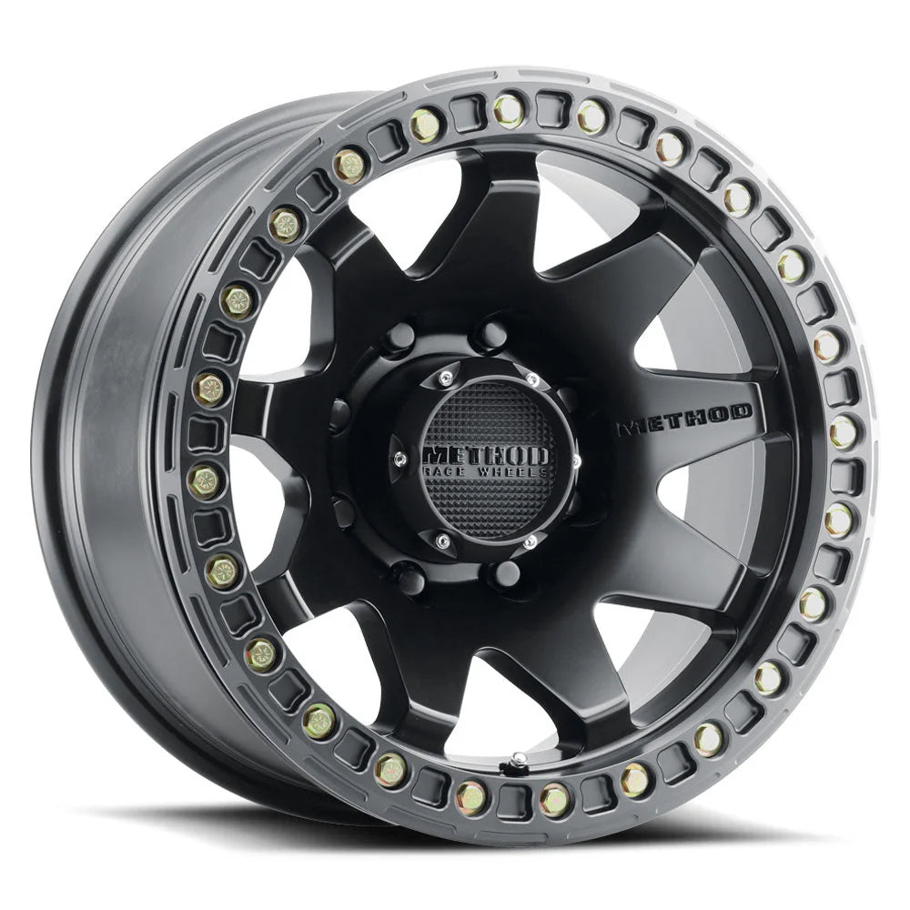 METHOD RACE WHEELS | 108 Beadlock Matte Black Single Wheel (MR10879050544B)