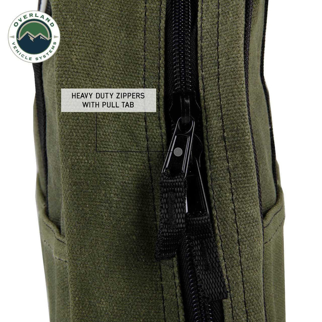 OVERLAND VEHICLE SYSTEMS | Jumper Cable Bag #16 Waxed Canvas (21129941)