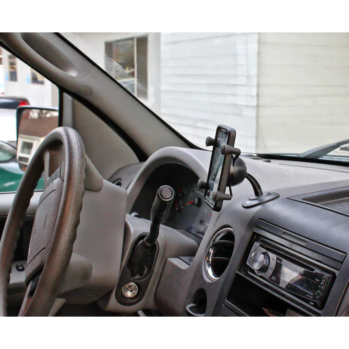 RAM MOUNTS | RAM X-Grip Phone Holder with Lil Buddy Adhesive Dash Mount
