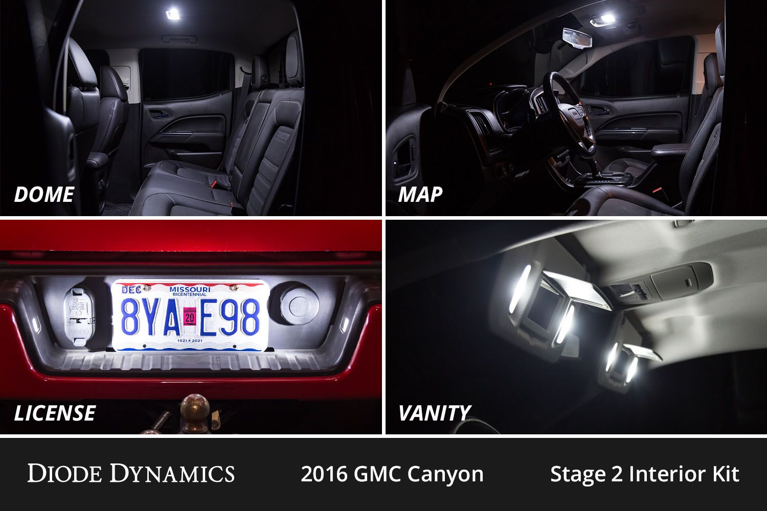 DIODE DYNAMICS | GMC Canyon 2015-2022 Interior LED Conversion Kit