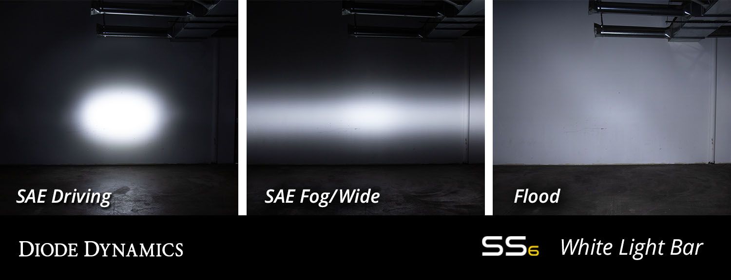 DIODE DYNAMICS | Stage Series 6" SAE/DOT White Light Bar (One)