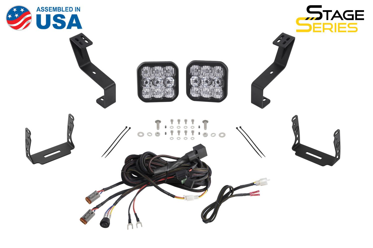 DIODE DYNAMICS | Ram 1500 2019-2024 SS5 Bumper LED Pod Light Kit