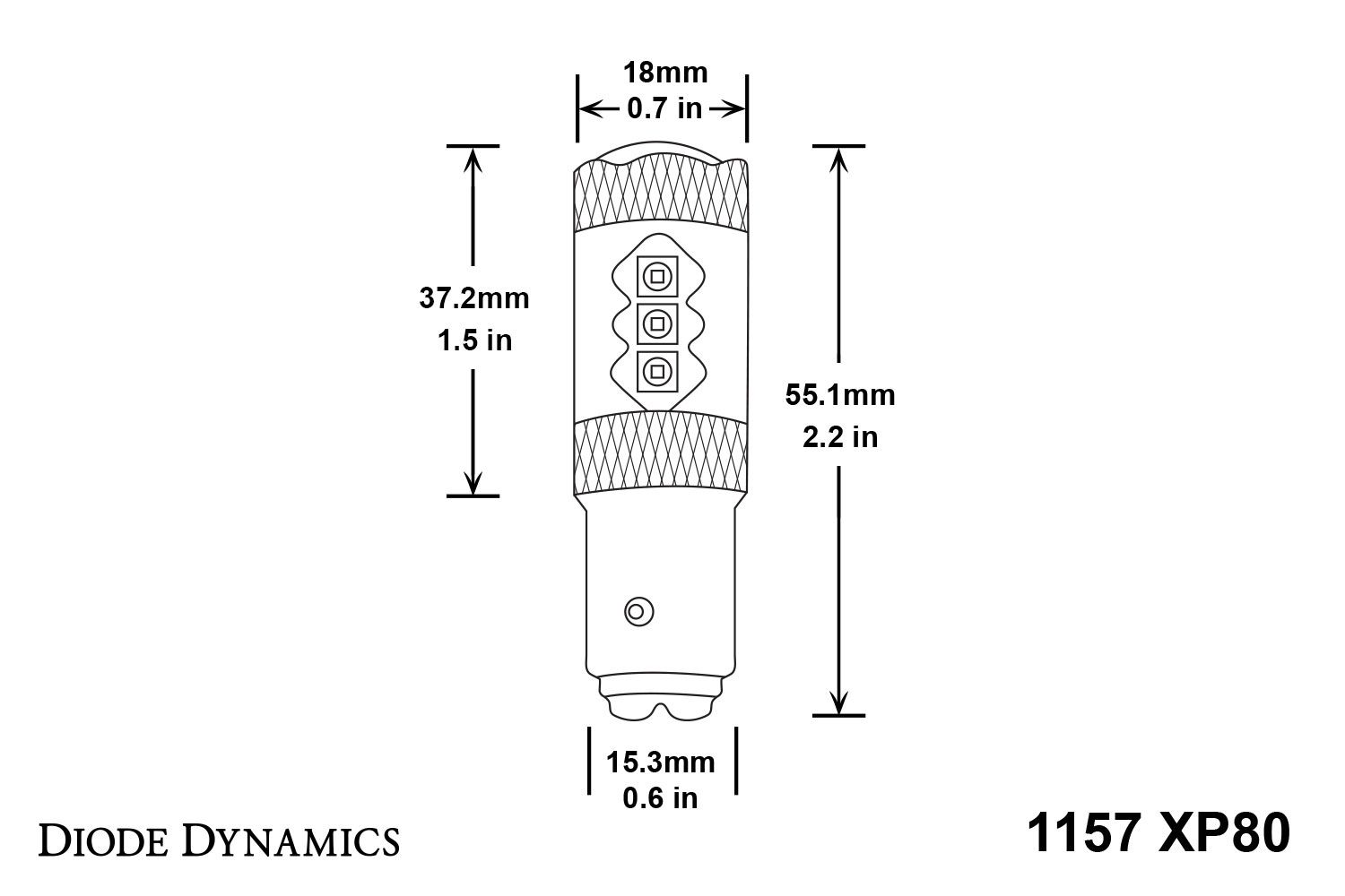 DIODE DYNAMICS | 1157 XP80 Turn Signal LED Bulbs