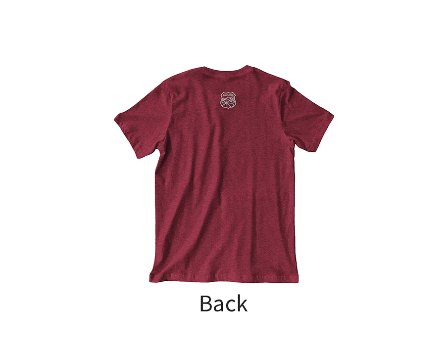 IKAMPER | Logo Tee-Burgundy