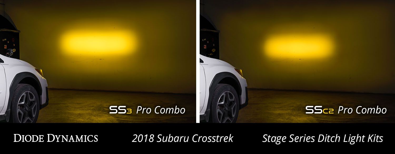 DIODE DYNAMICS | Subaru Crosstrek 2018-2023 Stage Series Backlit Ditch Light Kit