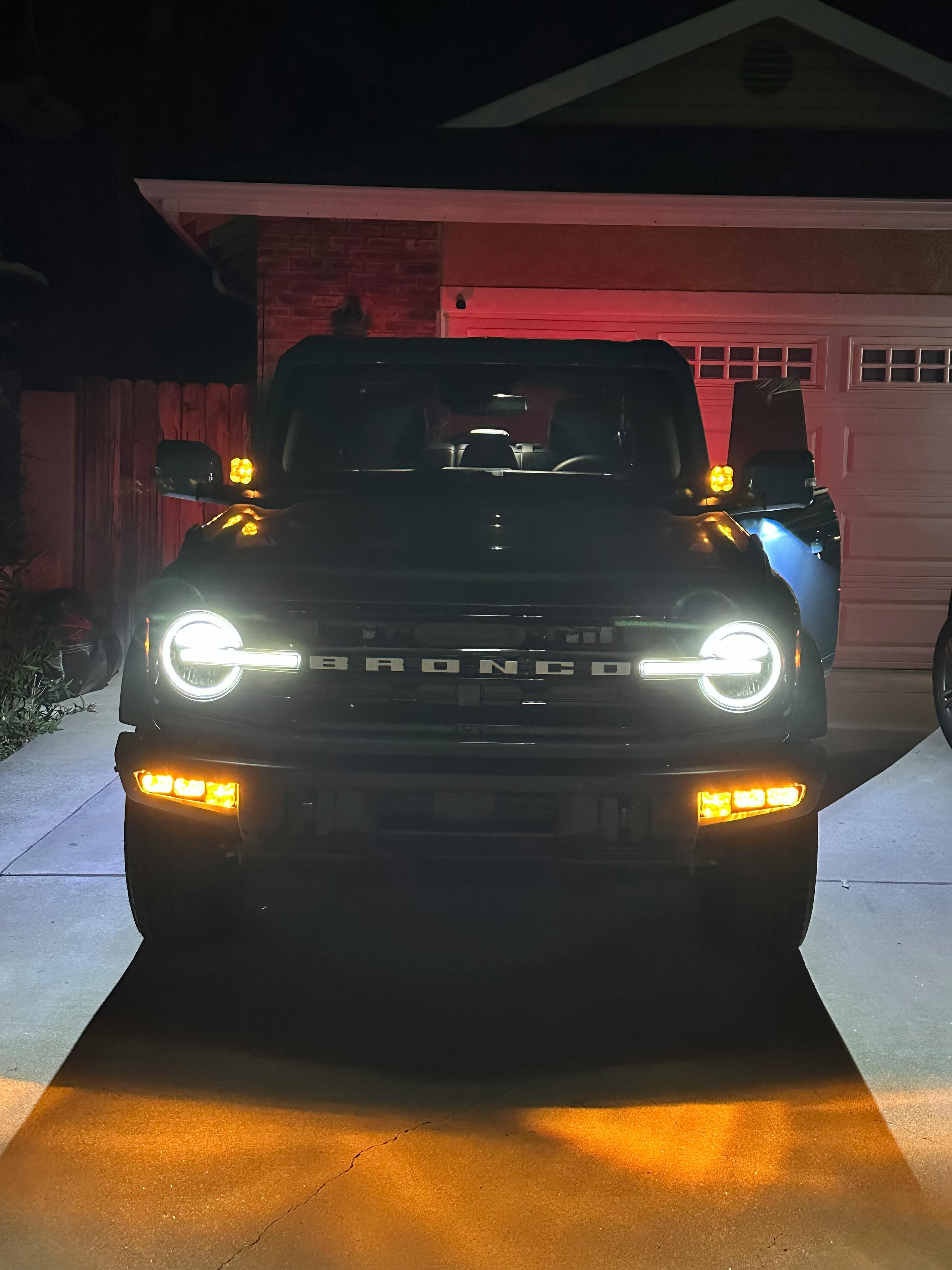 DIODE DYNAMICS | Ford Bronco 2021-2025 Stage Series SS3 Backlit Ditch Light Kit