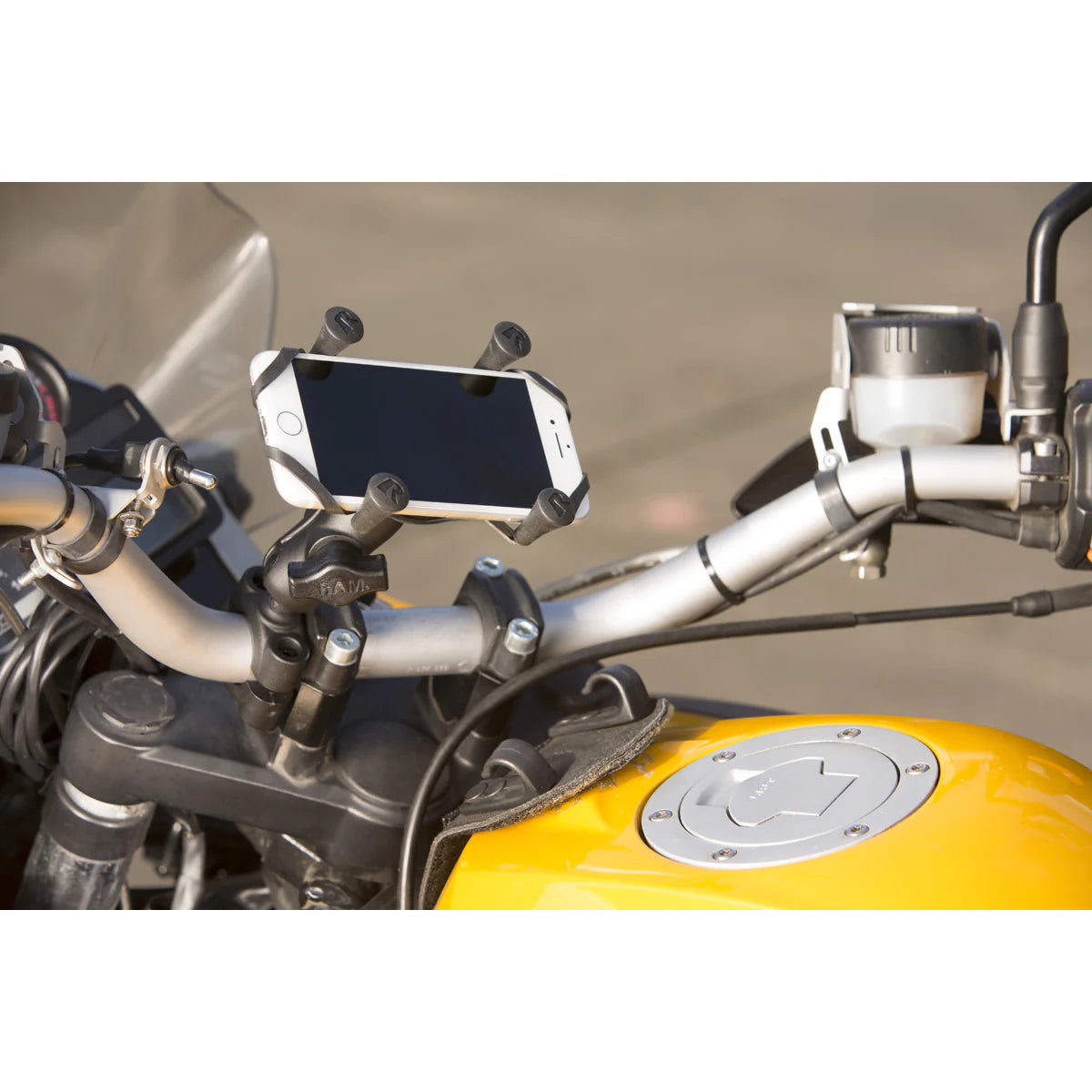 RAM MOUNTS | RAM X-Grip Phone Mount with RAM Torque Medium Rail Base - Short