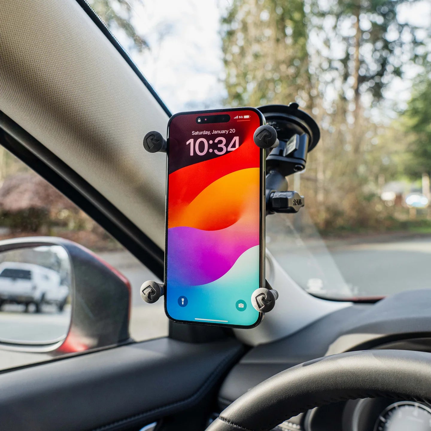RAM MOUNTS | RAM X-Grip Large Phone Mount with Twist-Lock™ Suction Cup - Medium