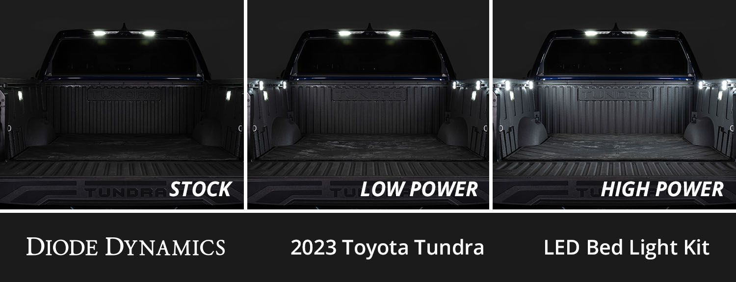 DIODE DYNAMICS | Tundra 3rd Gen 2022-2025 Stage Series LED Bed Light Kit (DD7948)