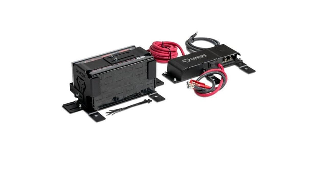 GENESIS OFFROAD | Jeep Wrangler 2020-Current Dual Battery Kit Under Seat (222-JLDG3-UNDERSEAT)