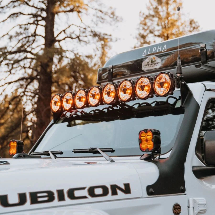 KC HILITES | Gravity Titan Overhead Light Bar for Jeep Wrangler 392 & Gladiator Mojave 2020-2026 (AK-91426)