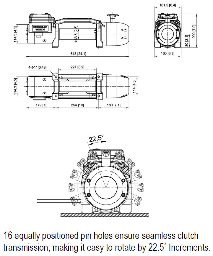 COMEUP WINCH | Slim 12.5rsi Trail Edition (295080)